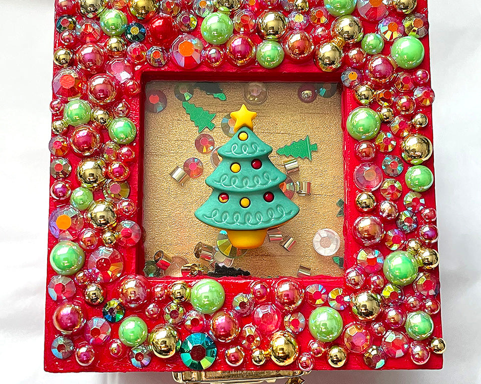 Embellished Wooden Gift Box