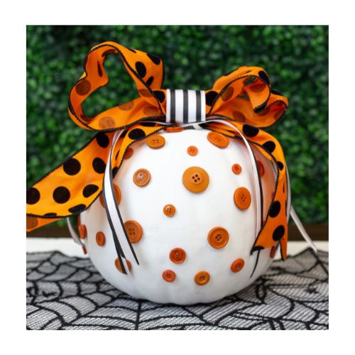 Orange Button Pumpkin