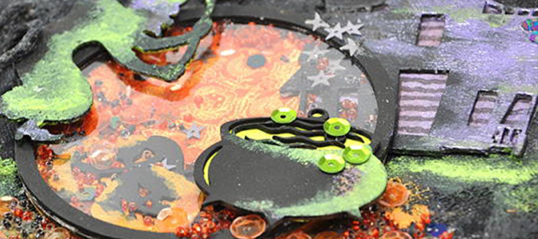 Haunted Halloween Shaker Journal Book - Buttons Galore and More