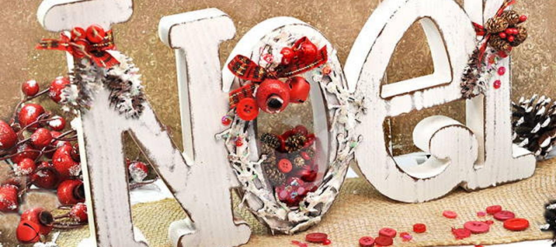 Noel Shaker Home Decor - Buttons Galore and More