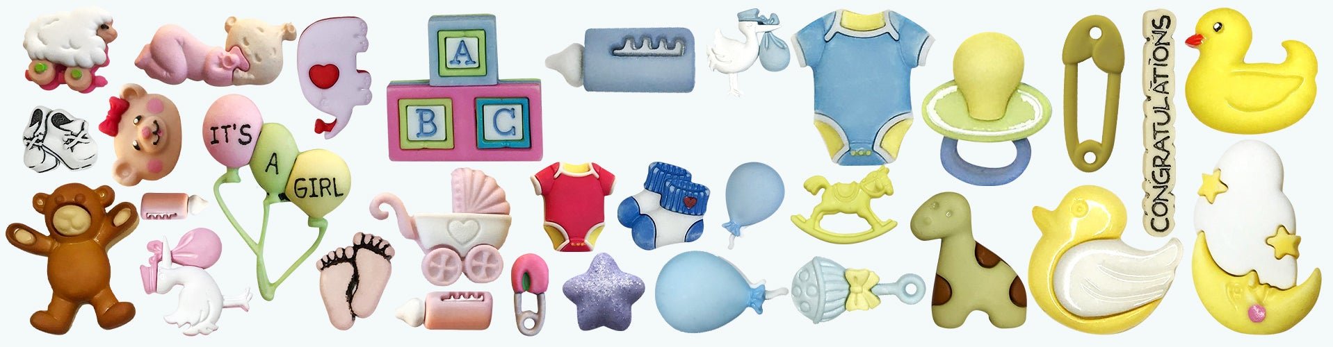 Baby & Childhood Single Bulk Buttons | Buttons Galore and More