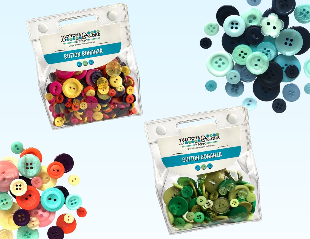 Colorful Buttons in Bulk for Button Crafts | Buttons Galore and More Colorful Buttons in Bulk for Button Crafts | Buttons Galore and More