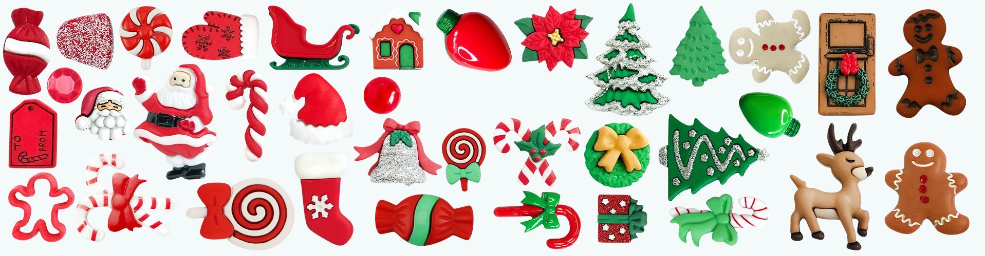 Christmas Craft Buttons - Festive Button Shapes | Buttons Galore and More christmas-craft-buttons-festive-button-shapes-buttons-galore-and-more