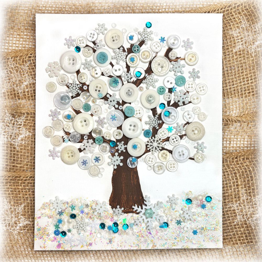 Winter Tree Canvas DIY Craft Kit