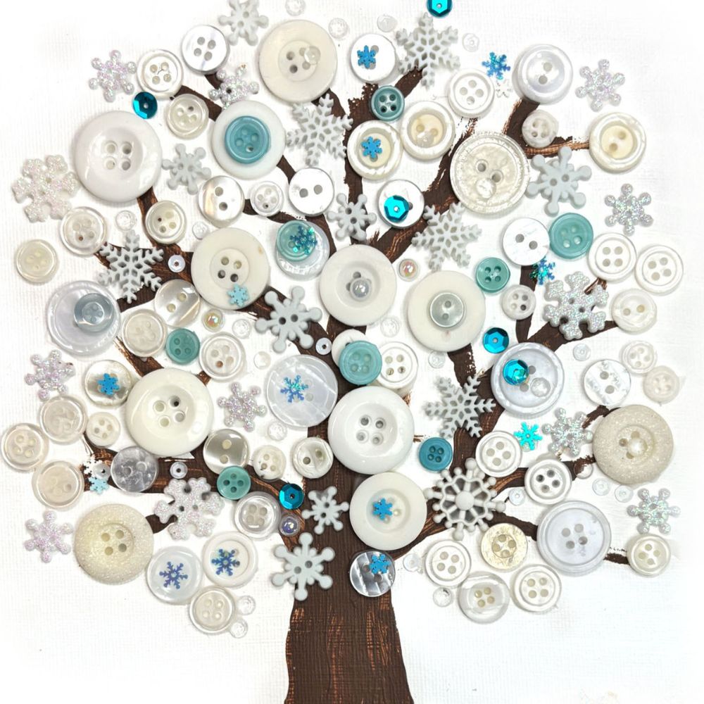 Winter Tree Canvas DIY Craft Kit