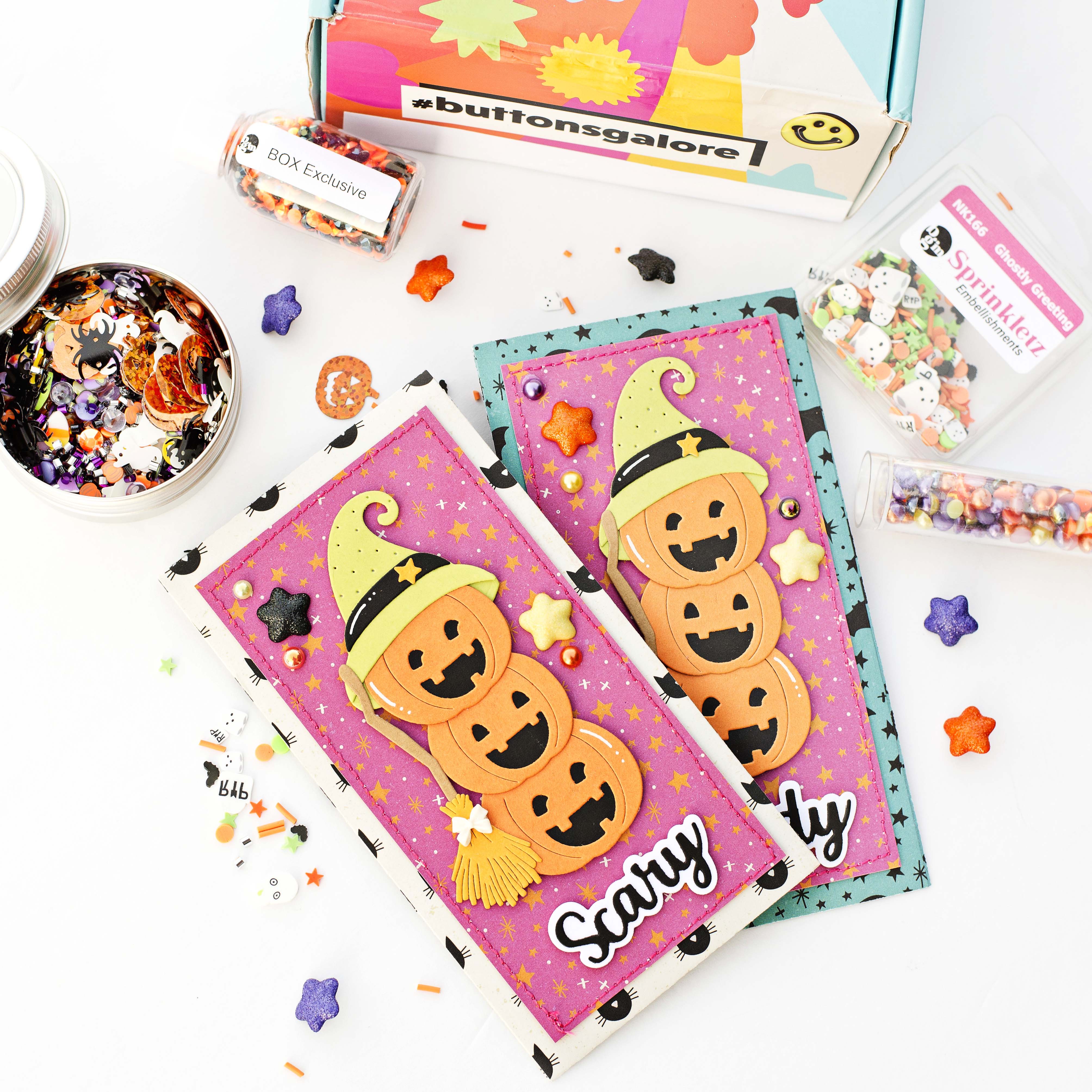 Spooky Stars Theme Buttons