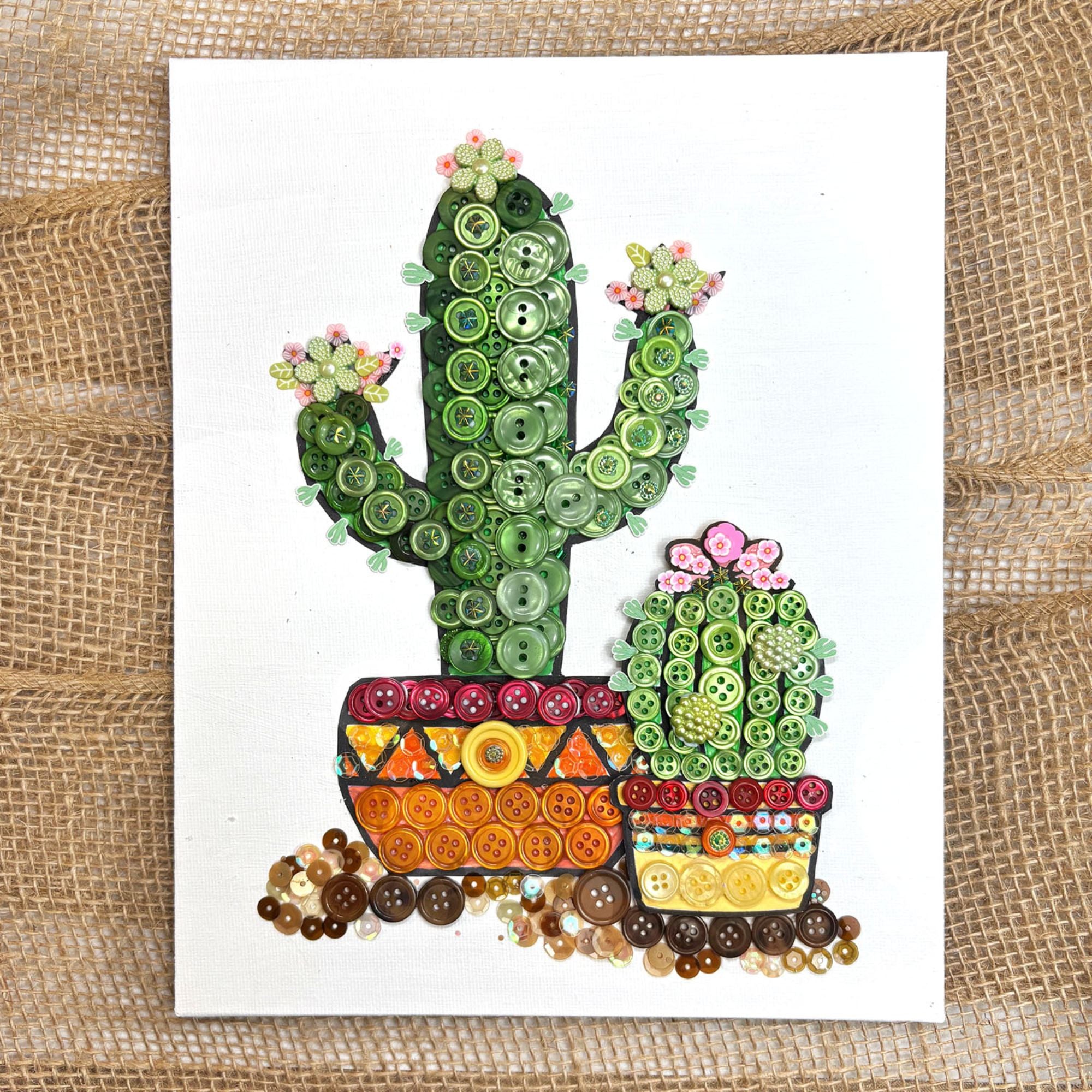 Cactus Canvas DIY Craft Kit