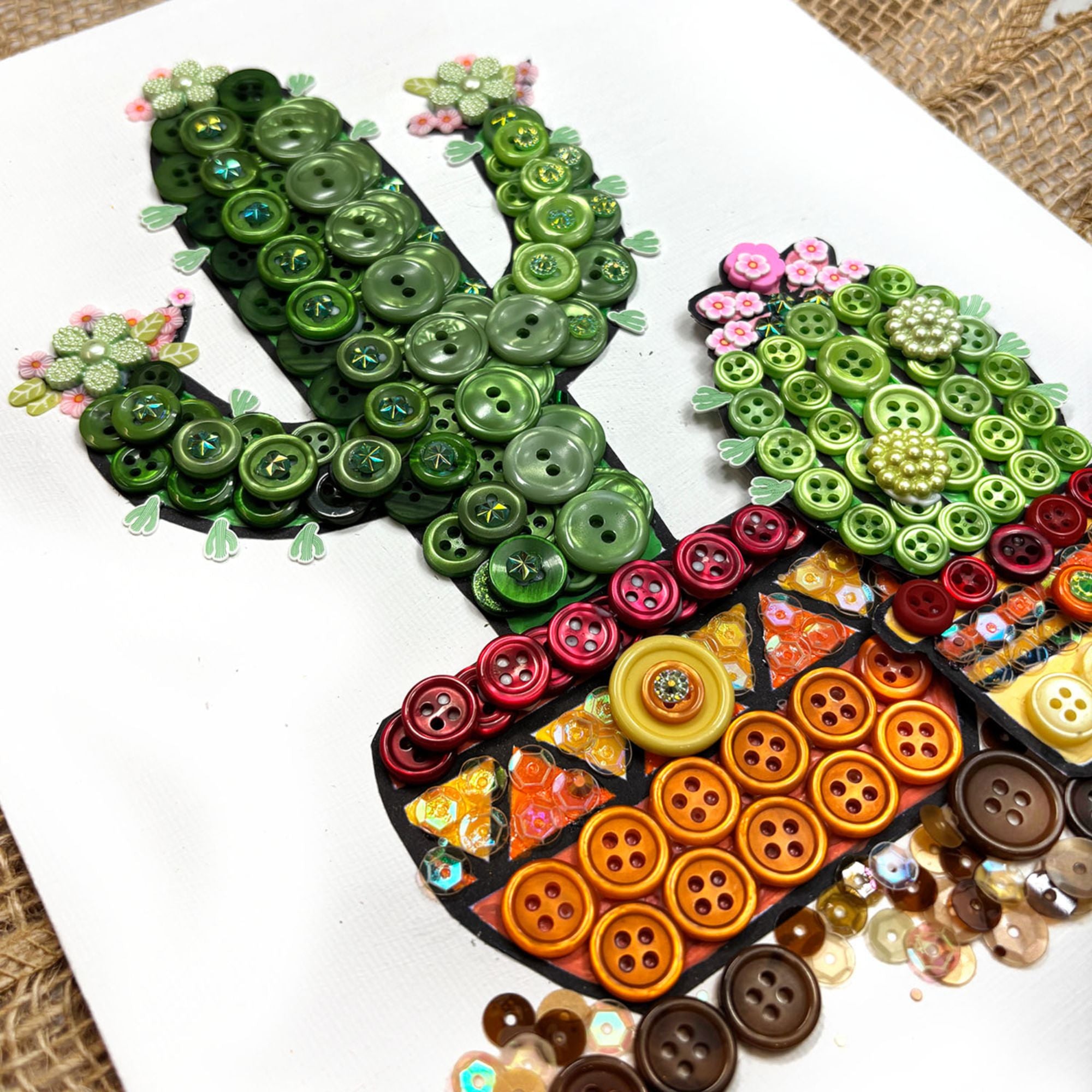 Cactus Canvas DIY Craft Kit