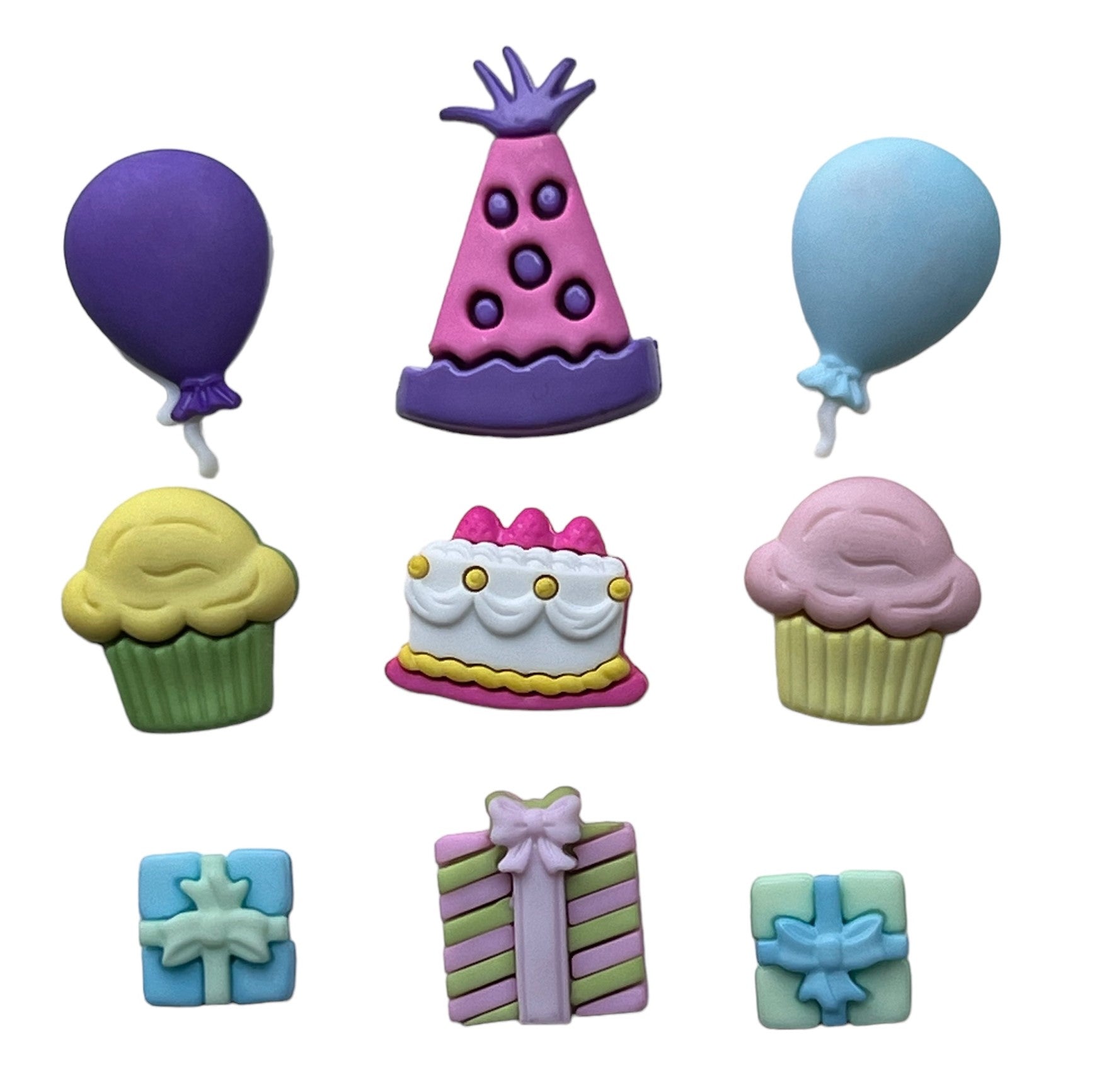 Happy Birthday Craft Buttons