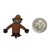 Scarecrow Craft Button – Fall & Harvest Embellishment
