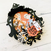 Classic Jack-O’-Lantern Craft Button – Halloween Pumpkin Embellishment
