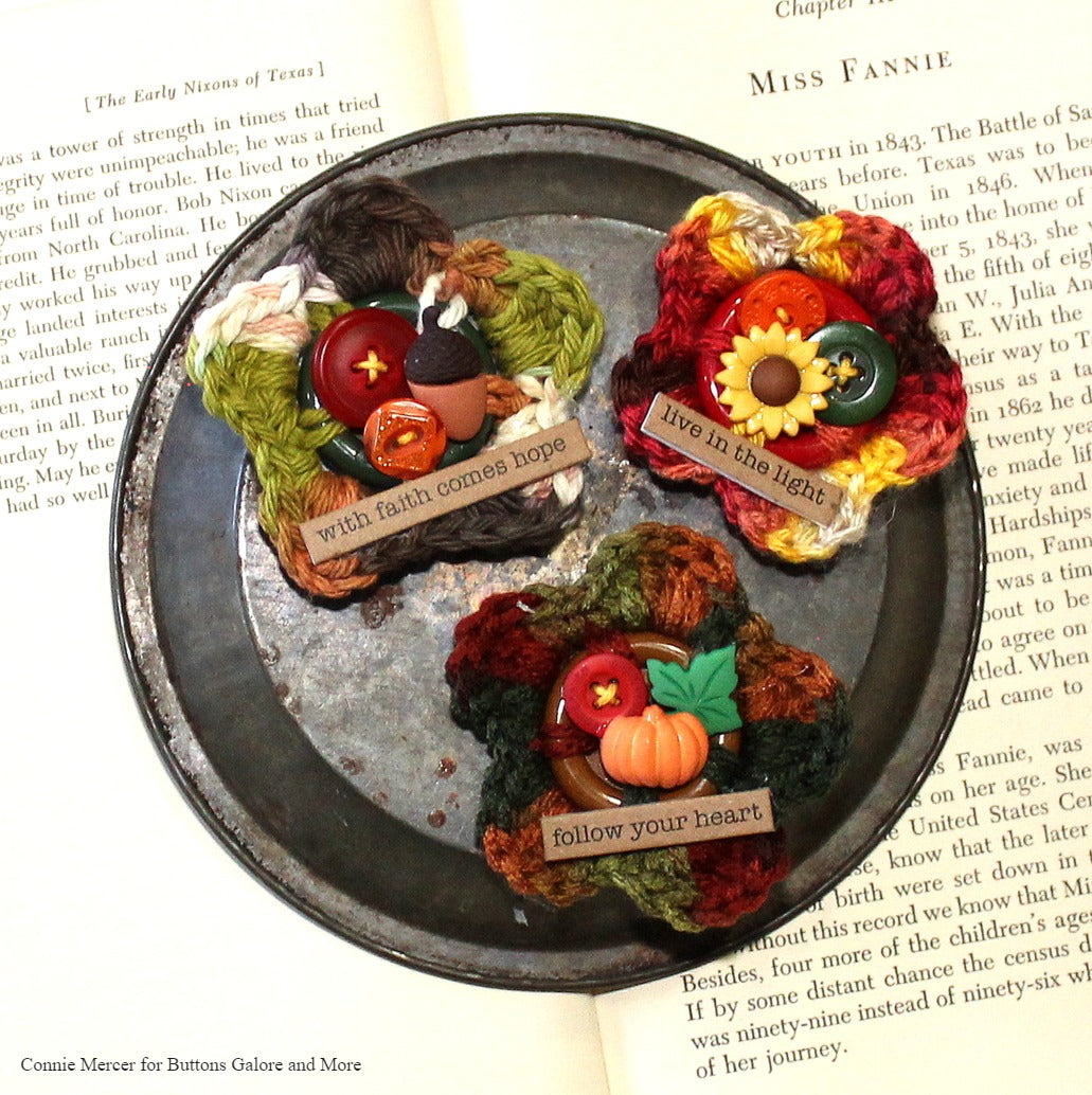 Acorn Craft Button – Fall & Thanksgiving Embellishment