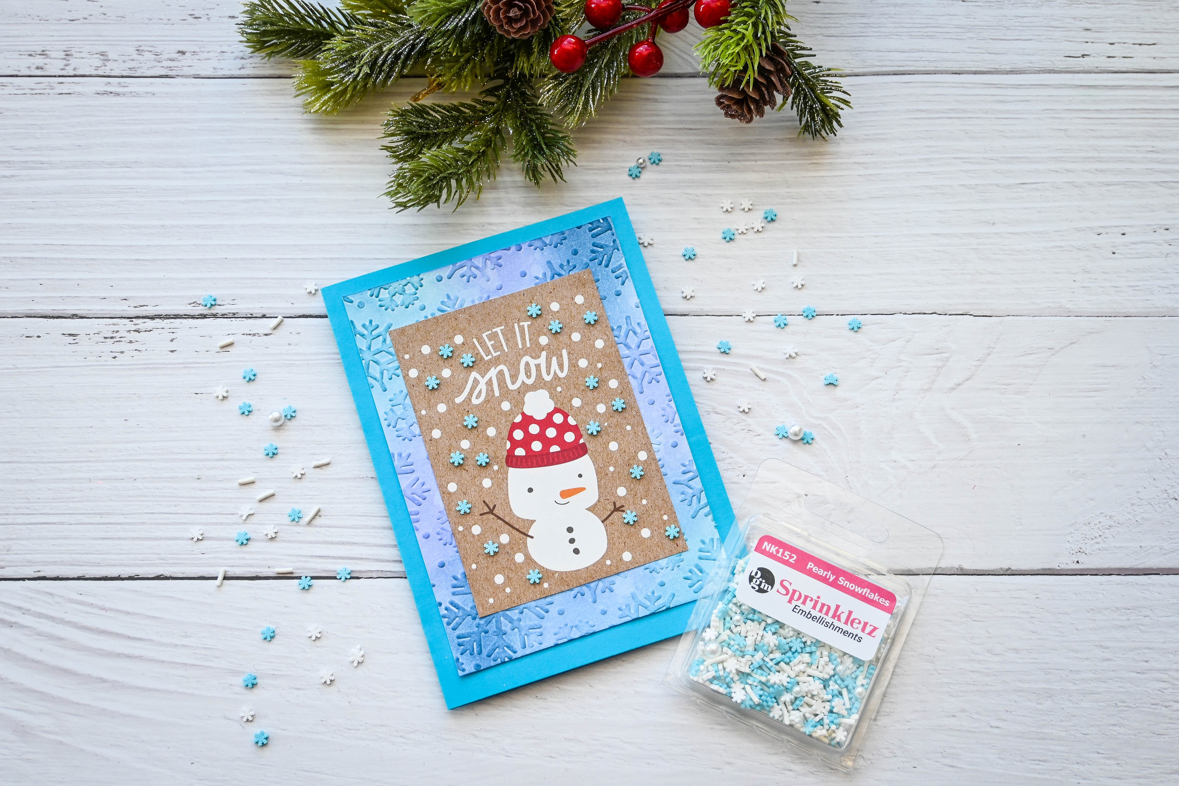 Pearly Snowflakes Sprinkletz