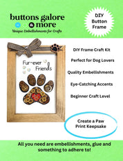 Dog Paw Frame DIY Craft Kit
