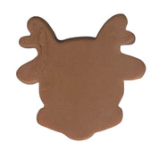 Hand Painted Reindeer Flat Back Resin – Christmas Craft Embellishment - 25 pcs