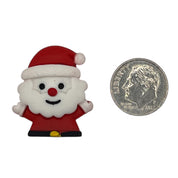 Hand Painted Santa Flat Back Resin – Christmas Craft Embellishment