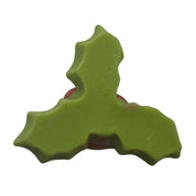 Hand Painted Holly Flat Back Resin – Christmas Craft Embellishment - 25 pcs