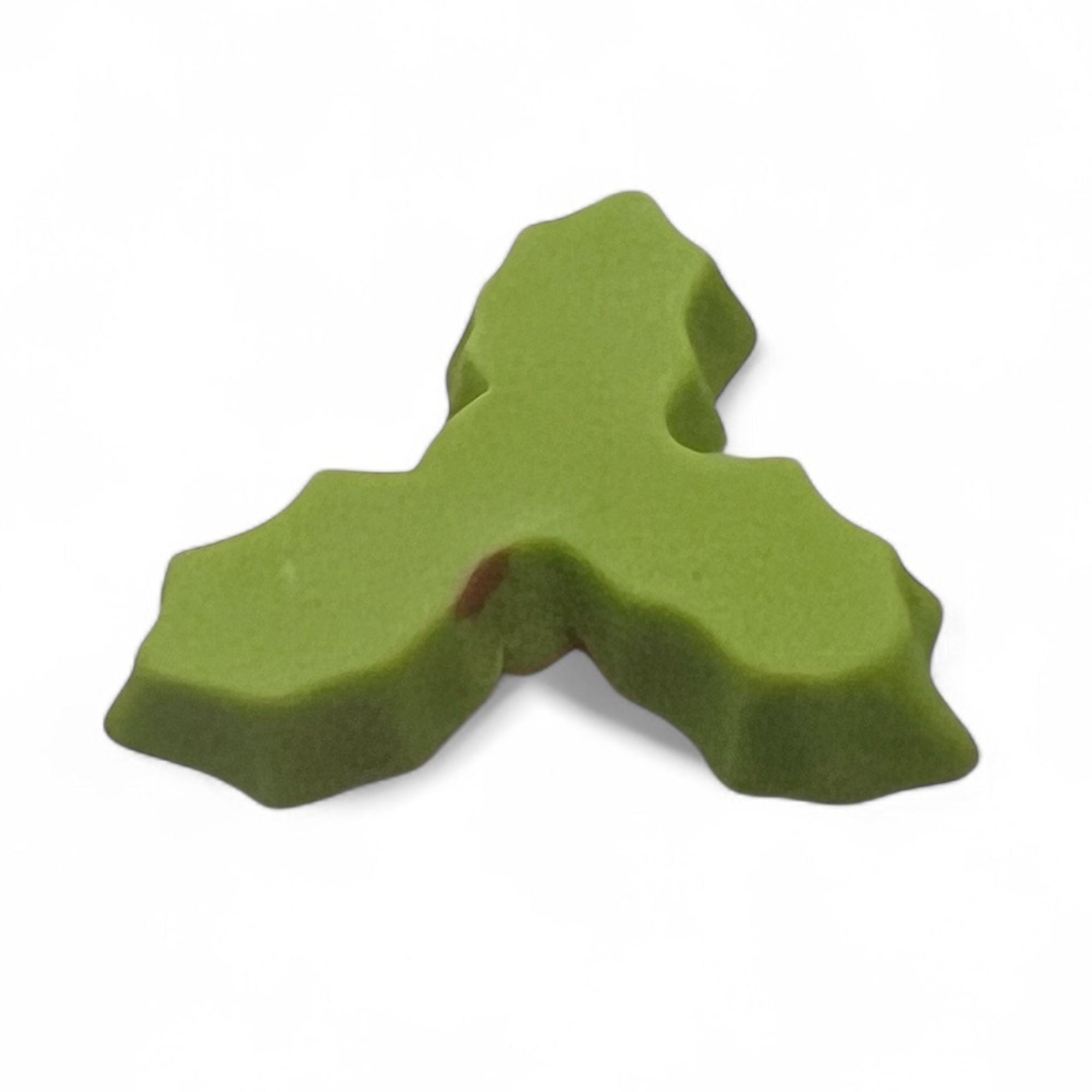 Hand Painted Holly Flat Back Resin – Christmas Craft Embellishment - 25 pcs