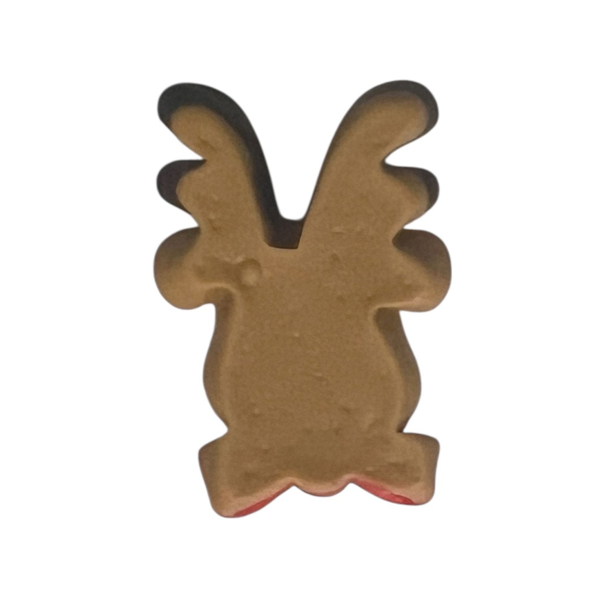 Hand Painted Small Reindeer Flat Back Resin – Christmas Craft Embellishment - 25 pcs
