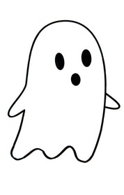 DIY Ghost Button Art Frame Kit – Halloween Home Décor