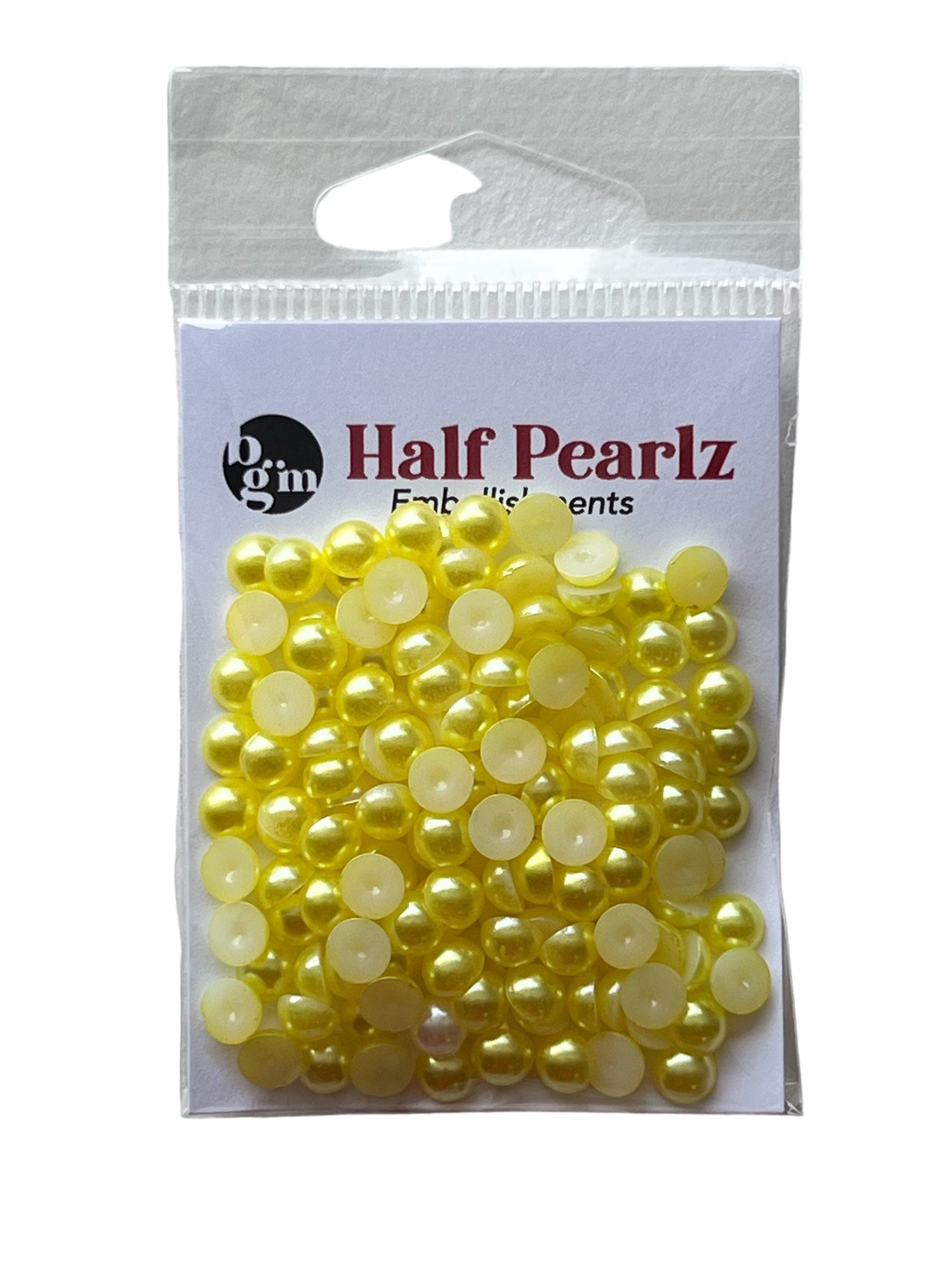 Yellow Half Pearls