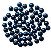 Midnight Blue Half Pearls