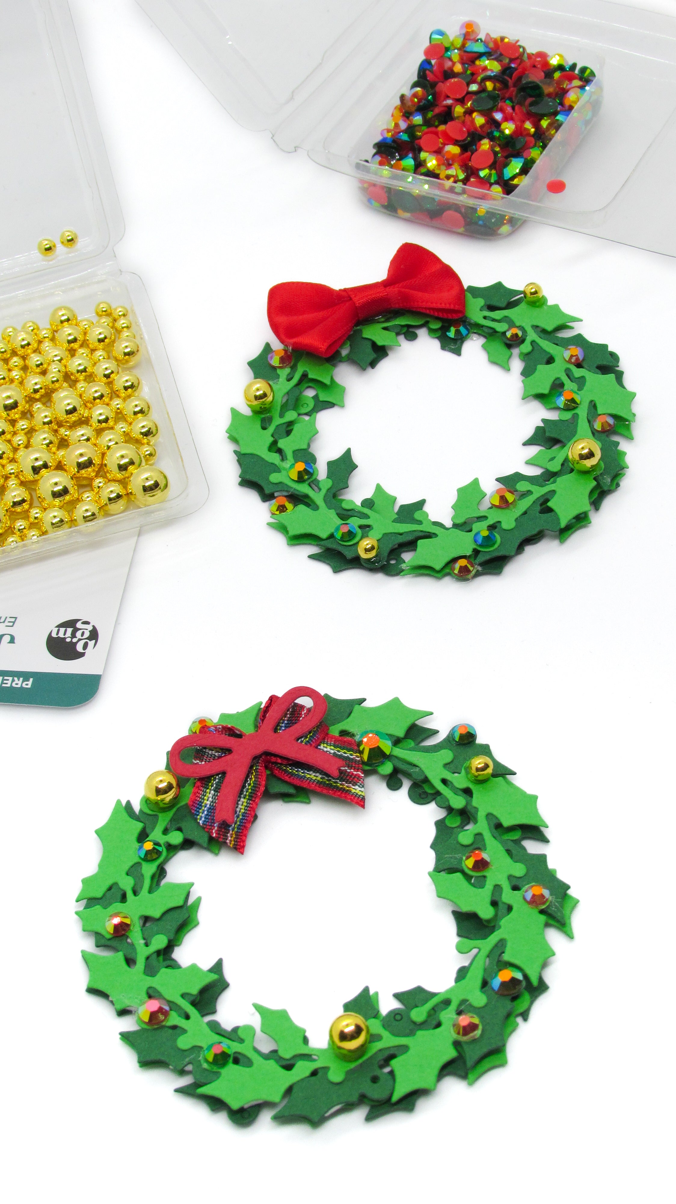 Christmas Sleigh Craft Button – Santa’s Sleigh Embellishment