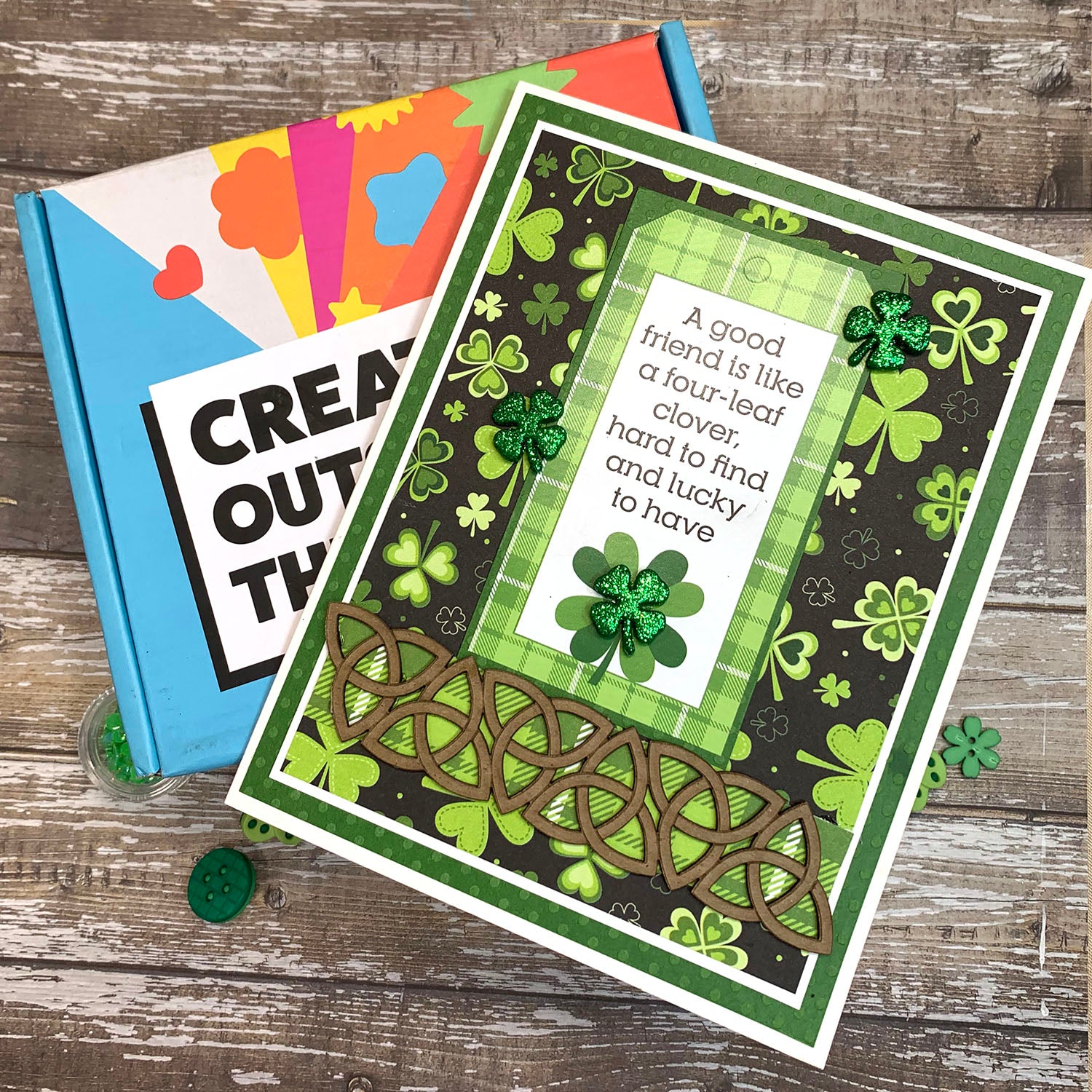 Shamrock Novelty Button Assortment