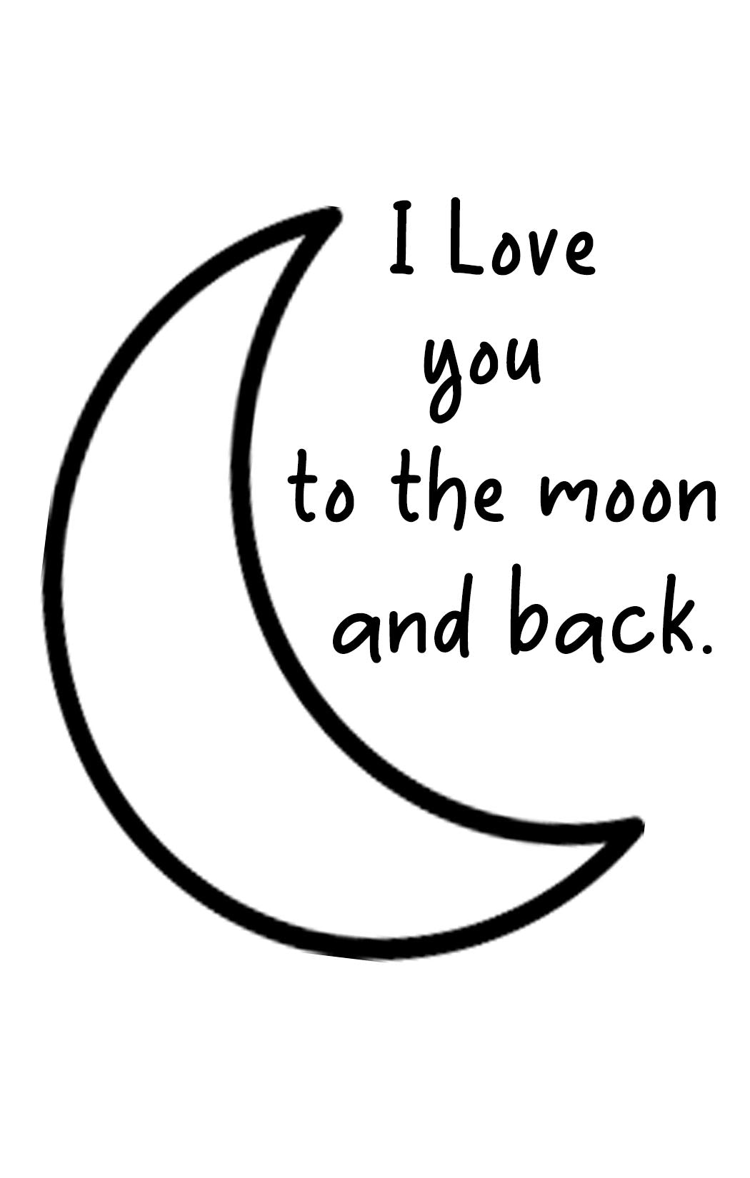 Love You to the Moon DIY Frame Craft Kit