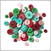 Retro Christmas Buttons