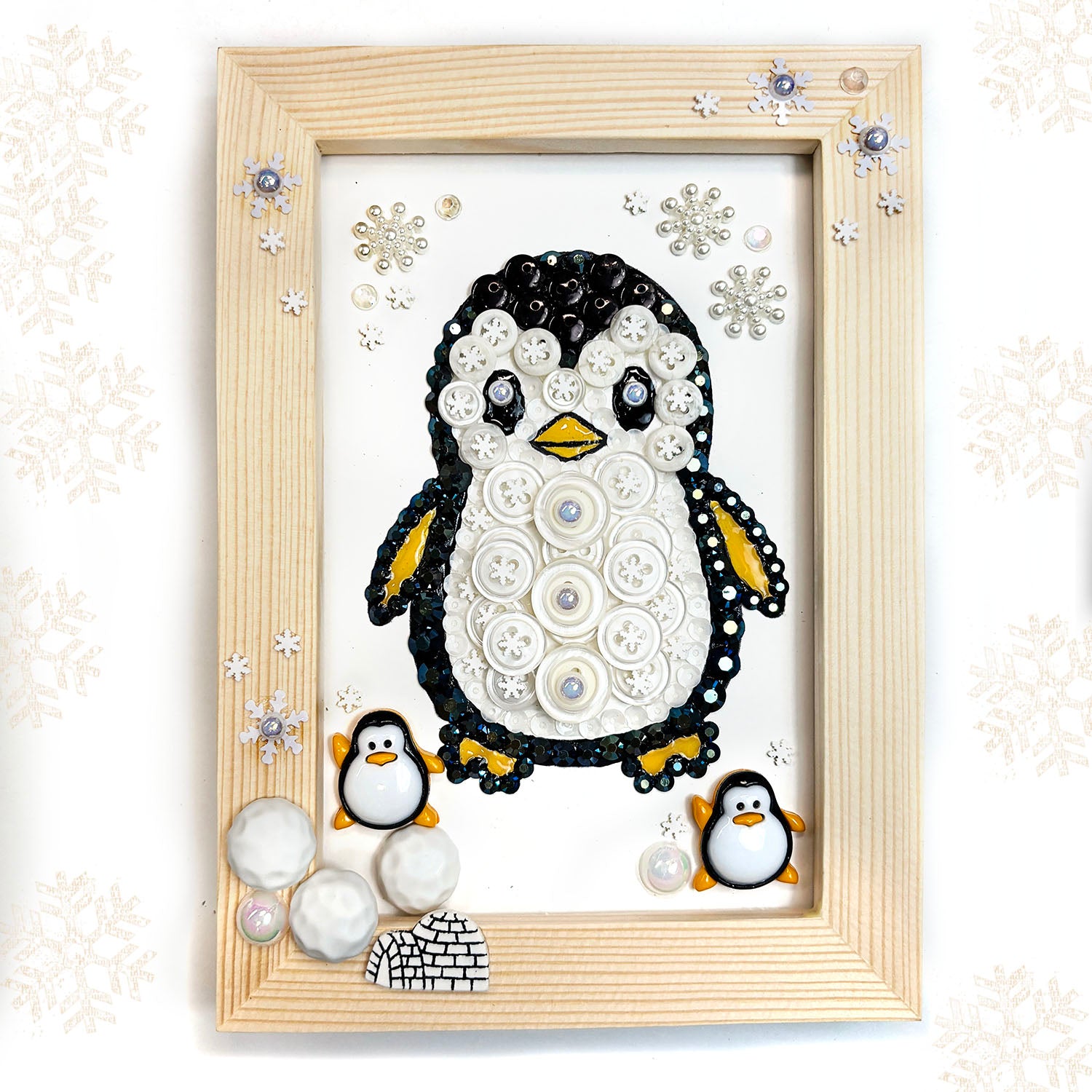 Penguin Frame DIY Craft Kit