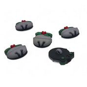 Christmas Jingle Bell Button with Holly – Craft & Sewing Embellishment