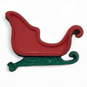 Christmas Sleigh Craft Button – Santa’s Sleigh Embellishment