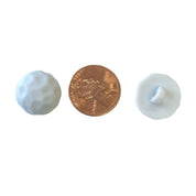Snowball Button - Winter Embellishment