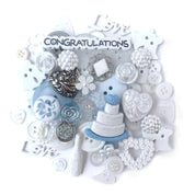 Wedding Heart Button DIY Craft Kit