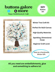 Winter Tree Canvas DIY Craft Kit