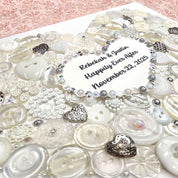 Wedding Heart Button DIY Craft Kit