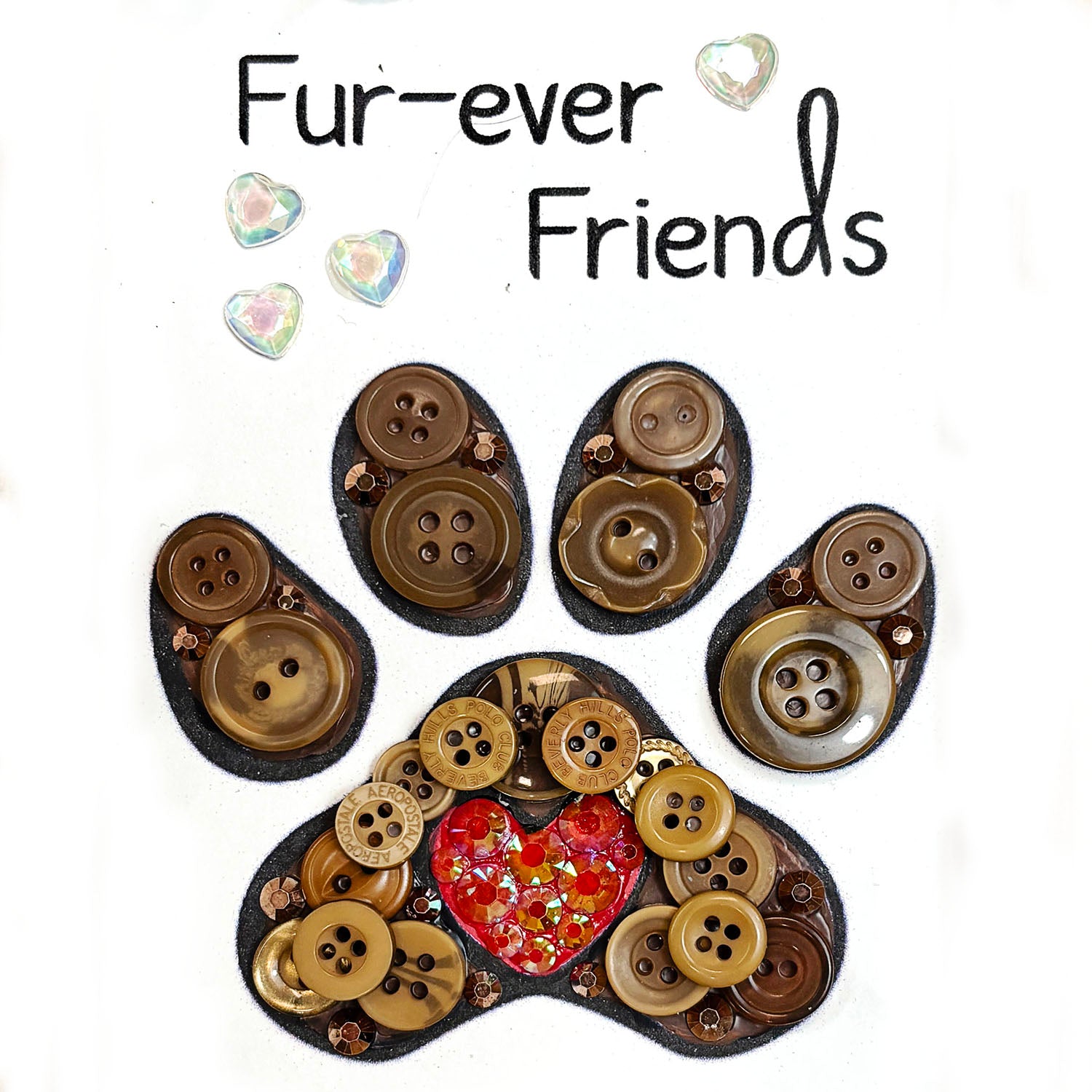 Dog Paw Frame DIY Craft Kit