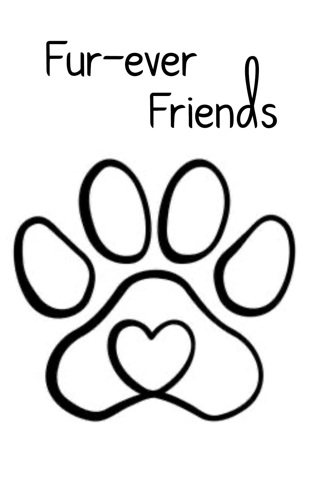 Dog Paw Frame DIY Craft Kit