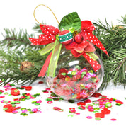 Christmas Tree Craft Button – Green & Red Holiday Embellishment