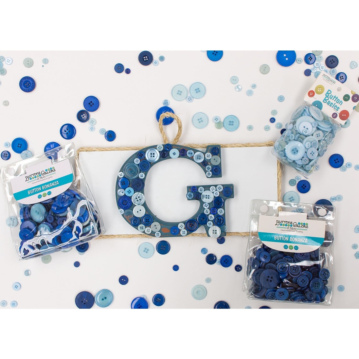 Baby Blue - Buttons Galore and More