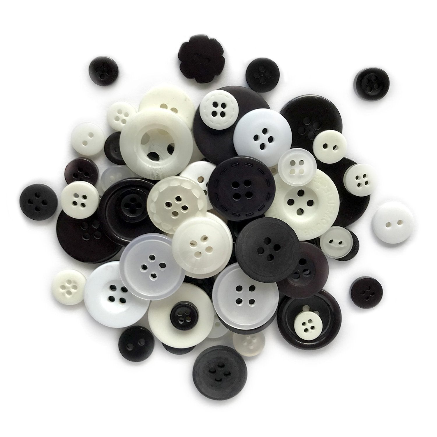 White - BCB154 - Buttons Galore and More