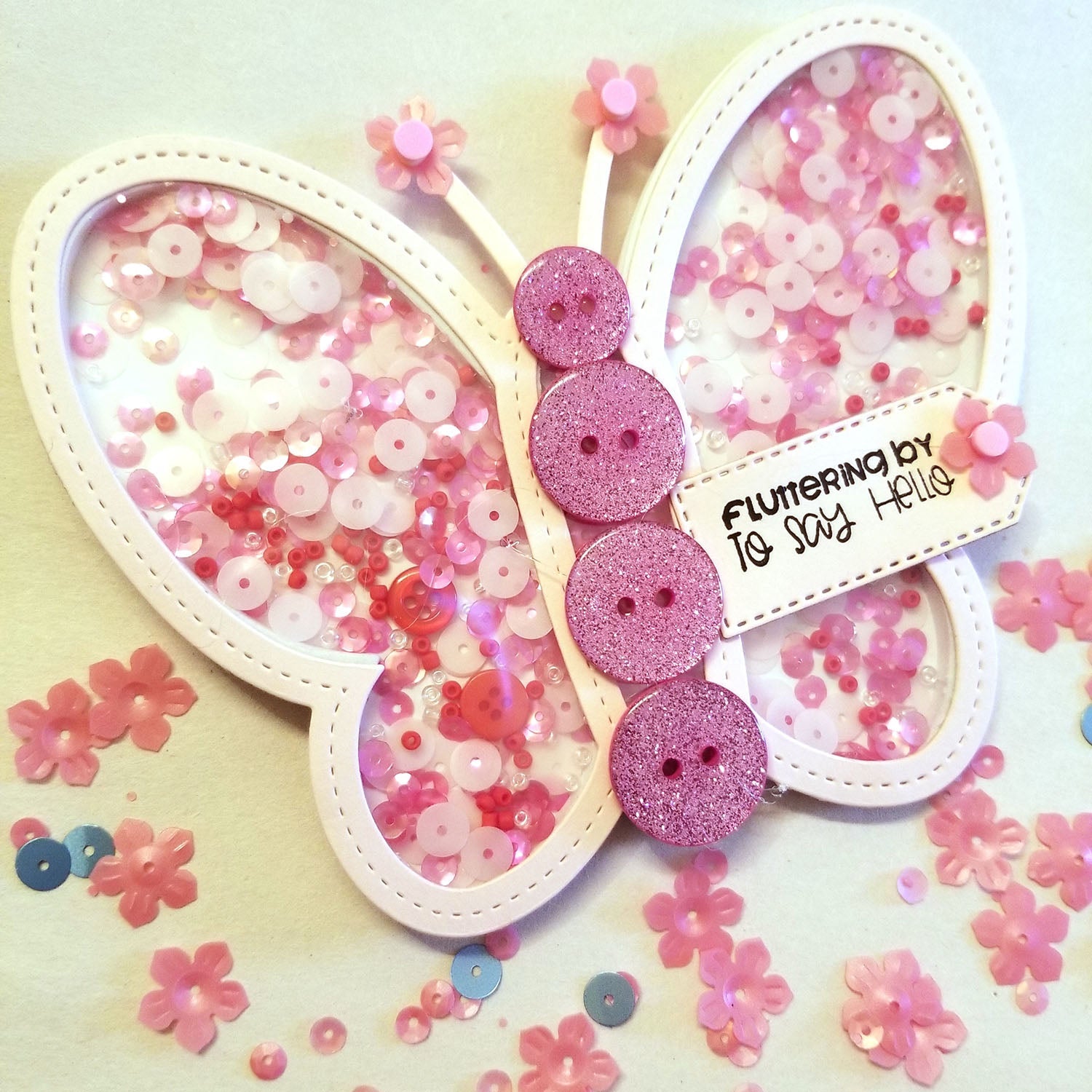 Bright Bulk Sequins in Flower Box - Buttons Galore and More