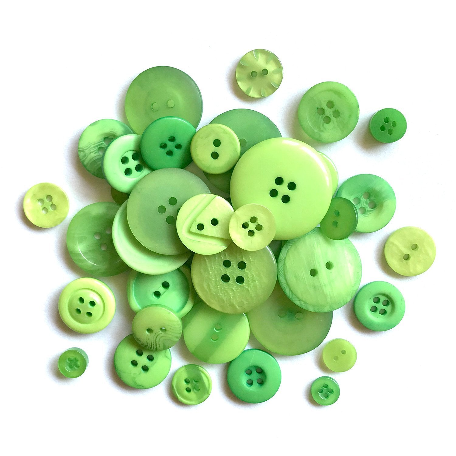 Buttons Galore Bright Color Grab Bag with Craft and Sewing Buttons 6-Ounce