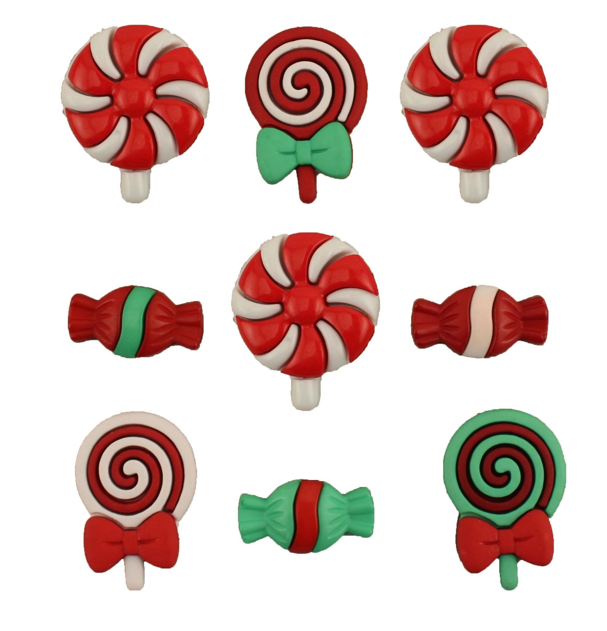 Buttons Galore Theme Button Holiday Christmascandy