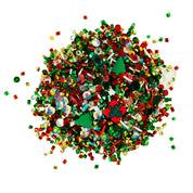 Christmas Shaker Elementz/Slime - Buttons Galore and More