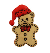 Christmas Teddy - Buttons Galore and More