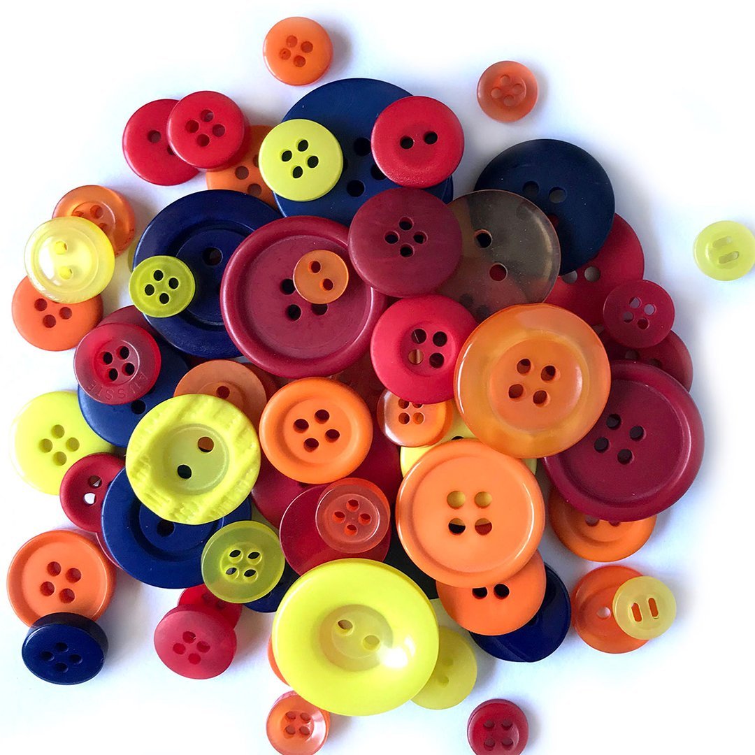 Buttons Galore Tiny Sewing Buttons - Seaside