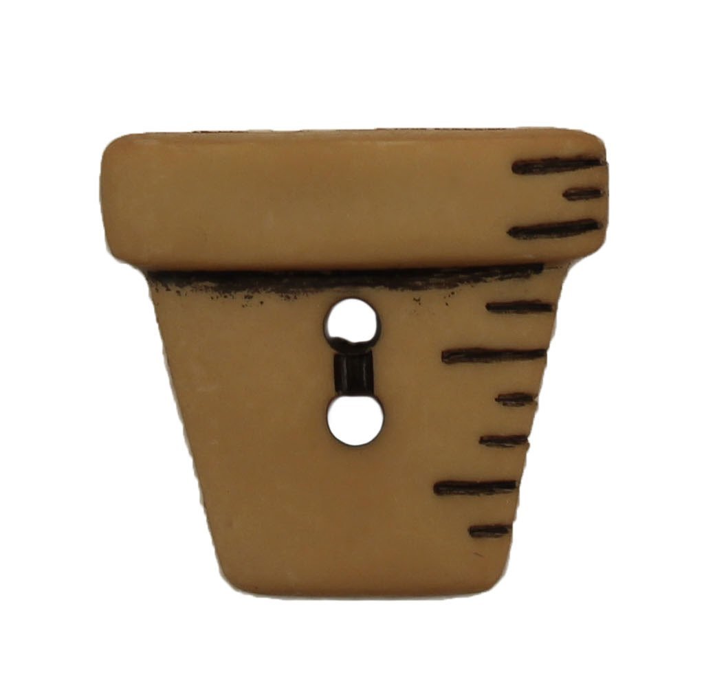 Clay Flower Pot - Buttons Galore and More