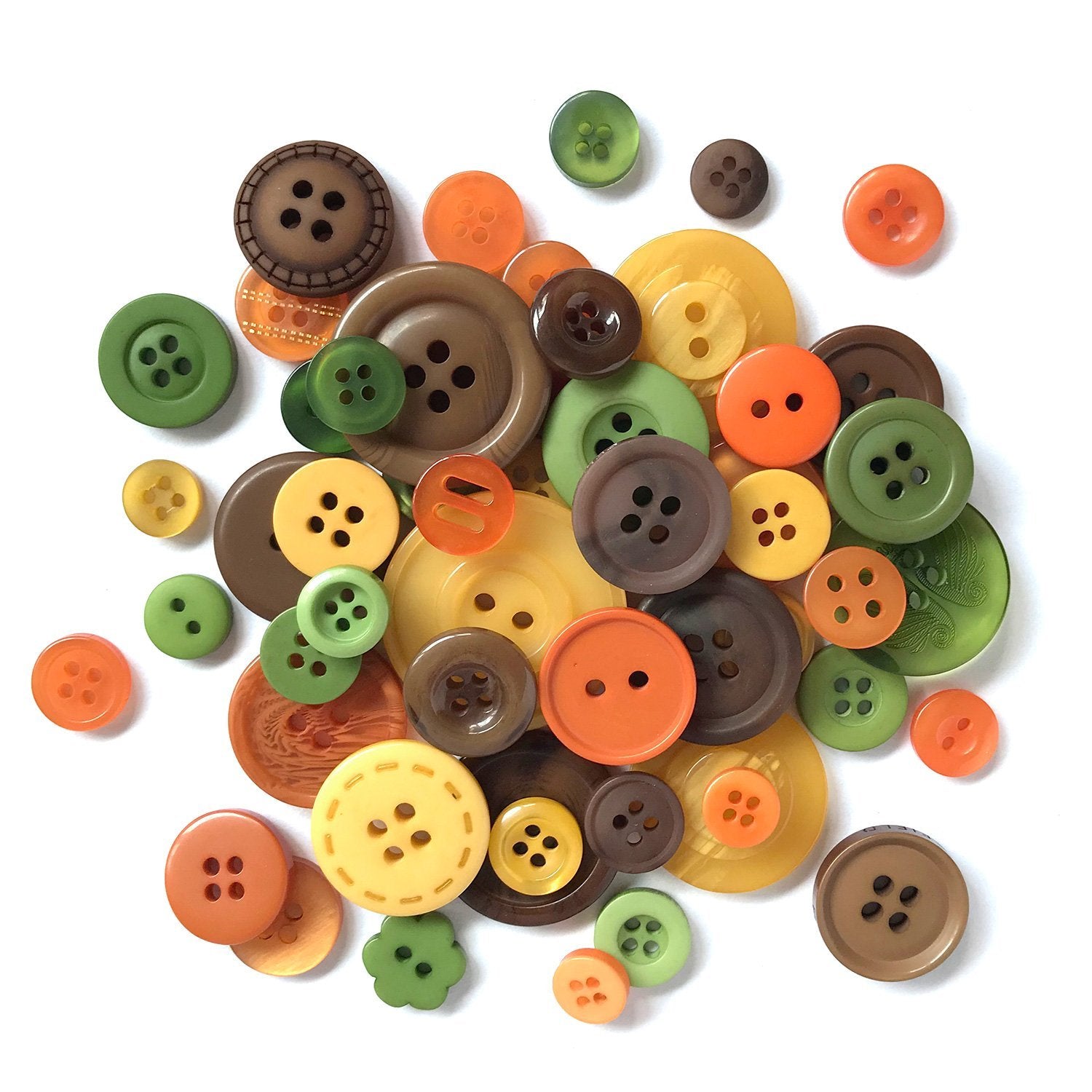 Buttons Galore and More - Half Pearlz Collection - Embellishments - Assorted - 8 Pack